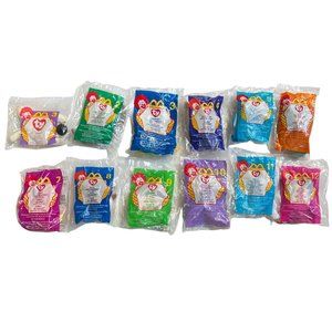1999 McDonalds Ty Teeny Beanie Baby Full Set 12 Factory Sealed Tags Plush Stuffy